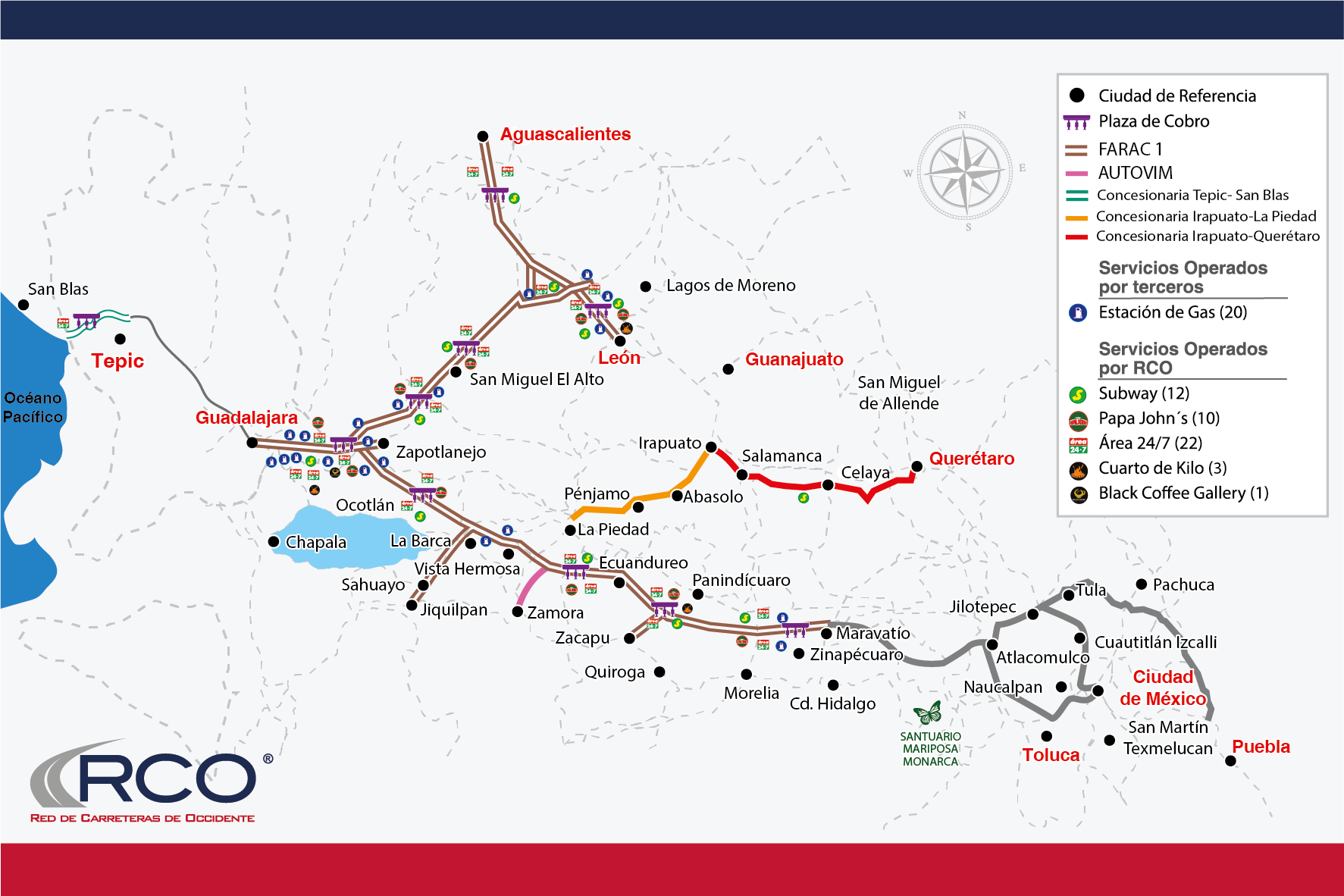 Mapa de establecimientos